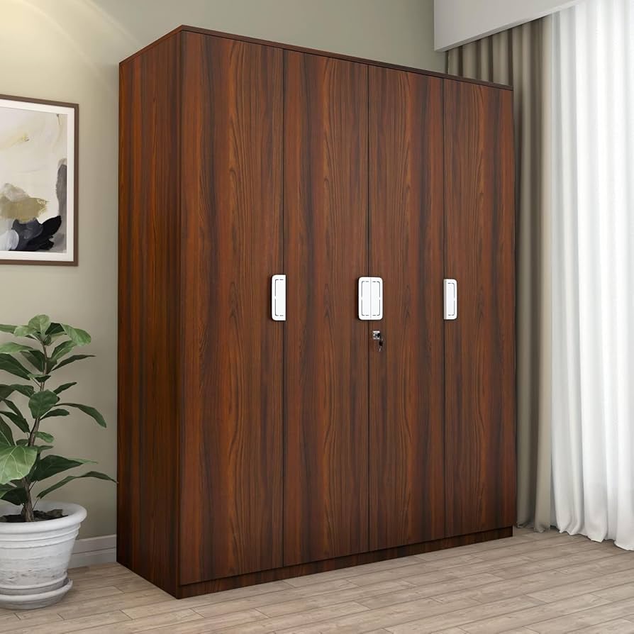 Wooden Finish Wardrobe